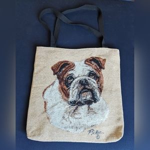 Large Bulldog Tote